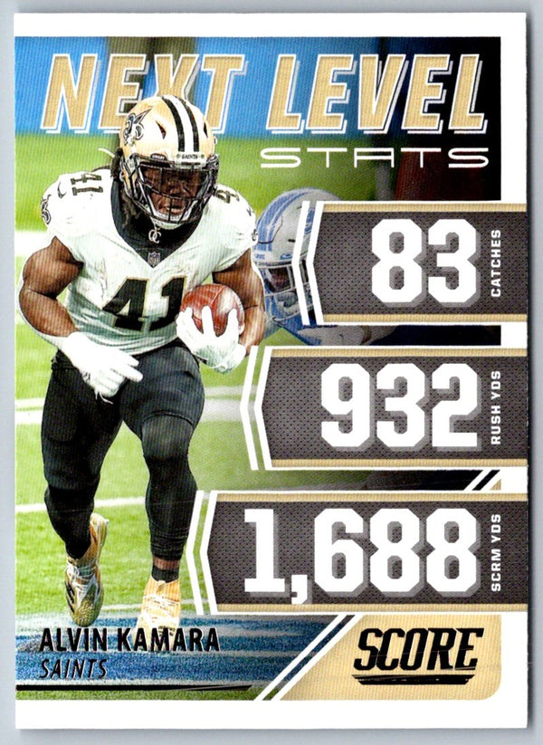 2021 Score Next Level Stats Alvin Kamara #NL20