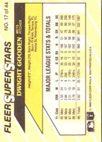 1989 Fleer SuperStars Dwight Gooden #17