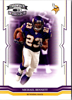 2005 Donruss Throwback Threads Michael Bennett #82