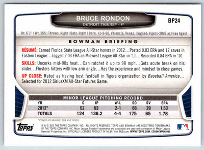 2013 Bowman Bruce Rondon #BP24