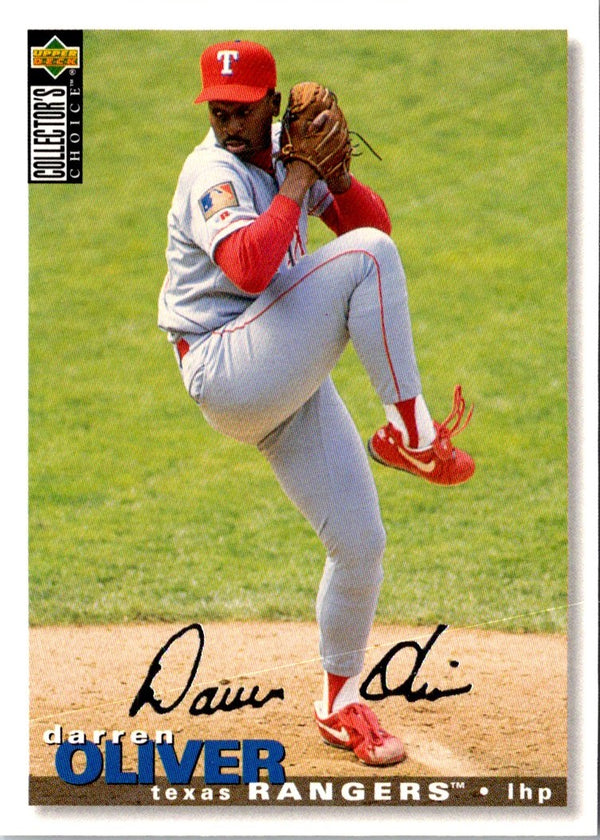 1995 Collector's Choice Silver Signature Darren Oliver #399