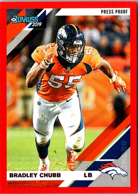 2019 Donruss Blue Press Proof Bradley Chubb #85