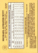 1985 Donruss Mike Witt