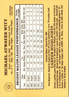 1985 Donruss Mike Witt #108