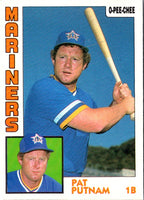 1984 O-Pee-Chee Pat Putnam #226
