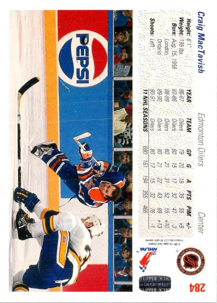 1991 Upper Deck Craig MacTavish