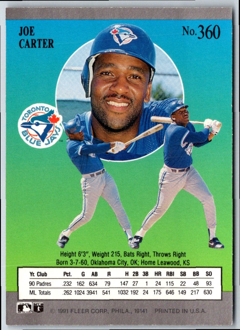 1991 Ultra Joe Carter