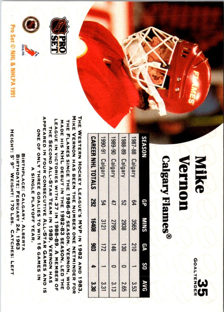 1991 Pro Set Mike Vernon