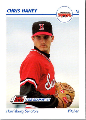 1991 Line Drive AA Chris Haney #255
