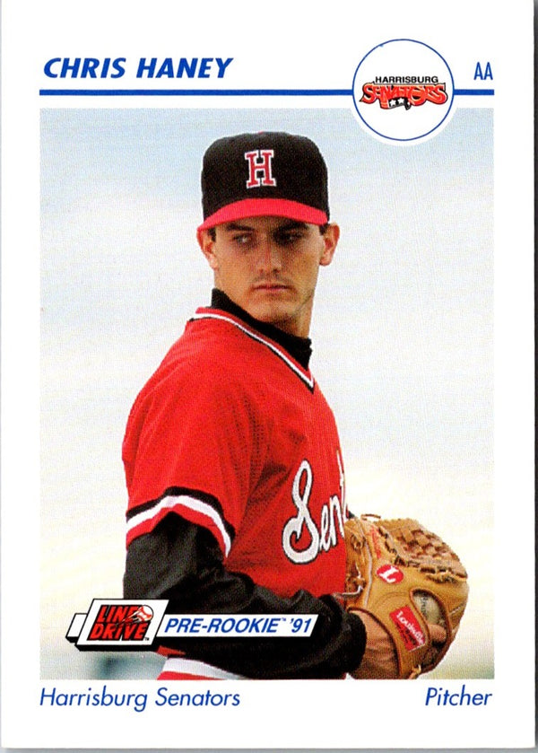 1991 Line Drive AA Chris Haney #255