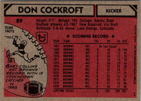1980 Topps Don Cockroft #89 NM-MT