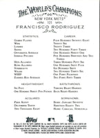 2010 Topps Allen & Ginter Francisco Rodriguez #121