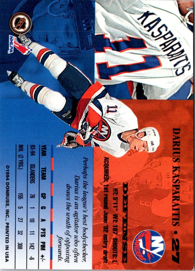 1994 Leaf Darius Kasparaitis