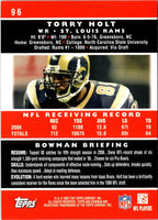 2007 Bowman Torry Holt #96