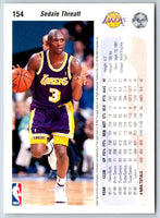1992 Upper Deck Sedale Threatt #193