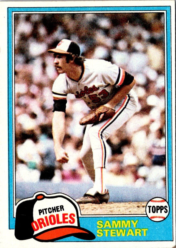 1981 Topps Sammy Stewart #262