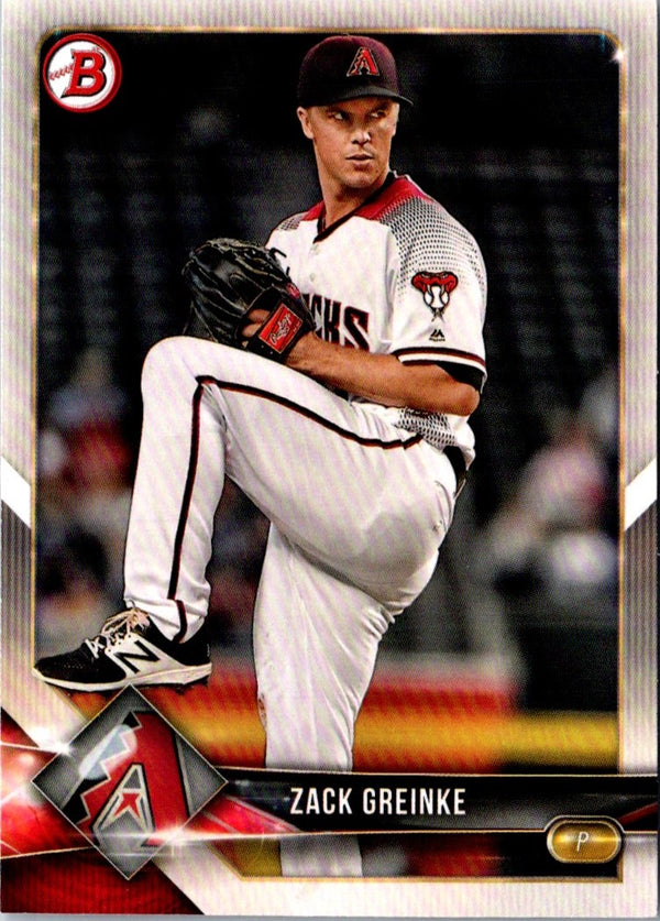 2018 Bowman Zack Greinke #4