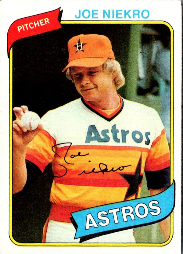 1980 Topps Joe Niekro #437