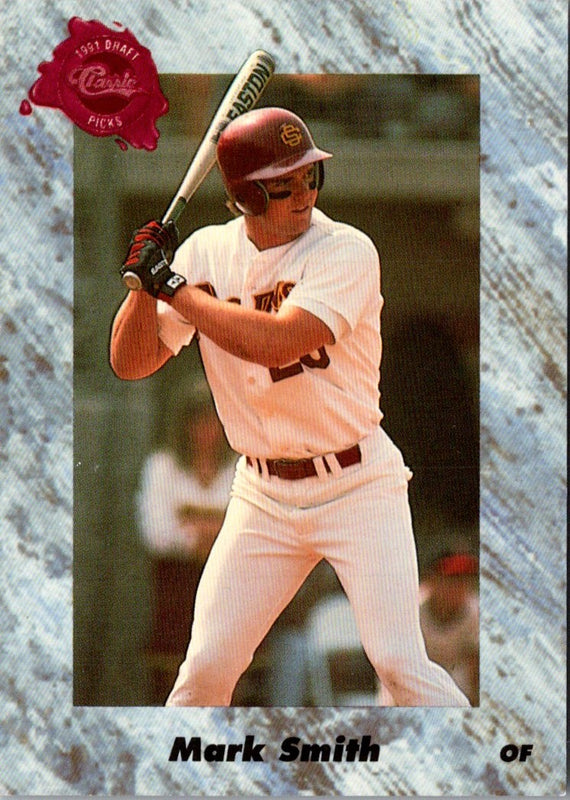 1991 Classic Draft Picks Mark Smith #6