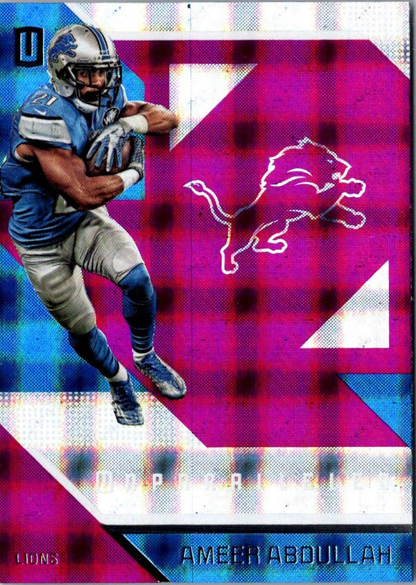 2016 Panini Unparalleled Ameer Abdullah #88