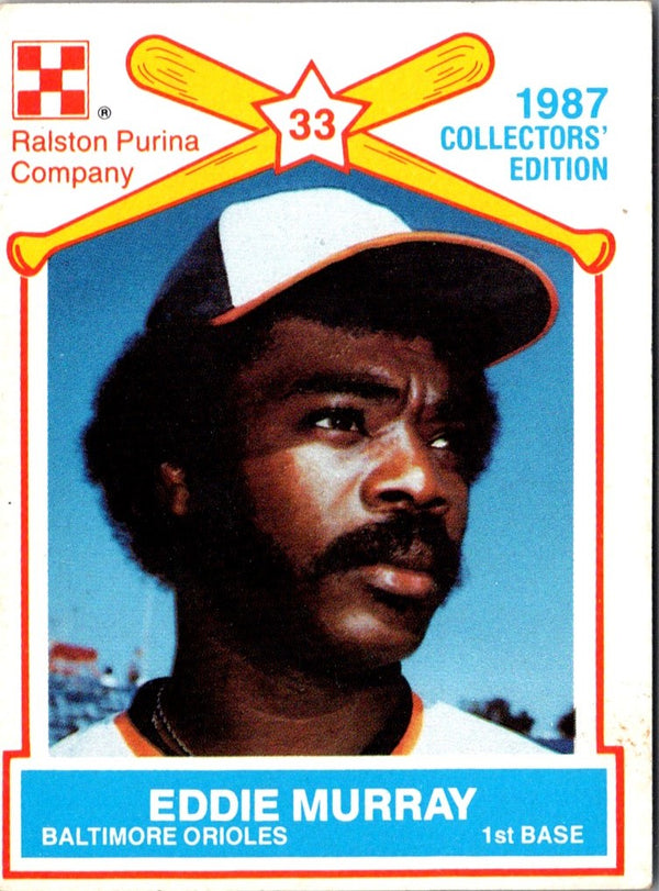 1987 Ralston Purina Eddie Murray #8