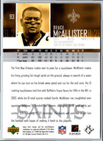 2003 Upper Deck Deuce McAllister #93