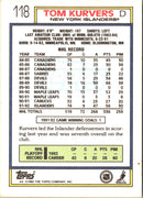 1992 Topps Tom Kurvers