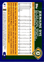 2001 Topps Jermaine Dye #4