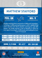 2015 Donruss Matthew Stafford #19