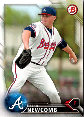 2016 Bowman Prospects Sean Newcomb #BP65