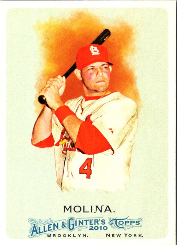 2010 Topps Allen & Ginter Yadier Molina #122
