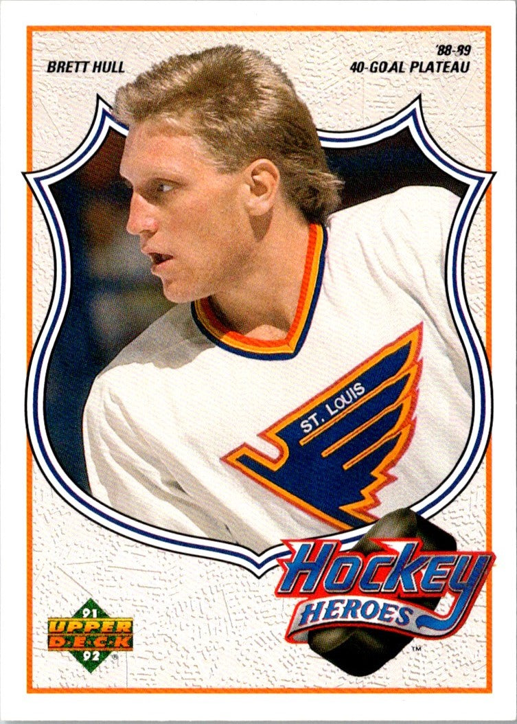 1991 Upper Deck Hockey Heroes Brett Hull Brett Hull