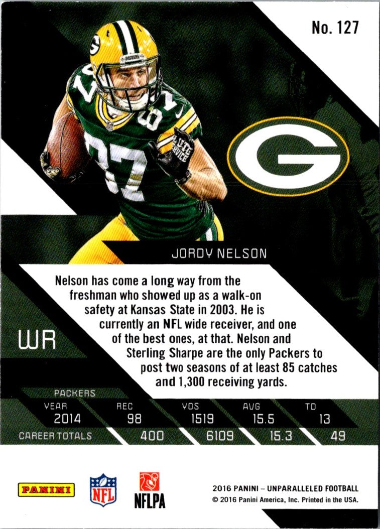 2016 Panini Unparalleled Jordy Nelson