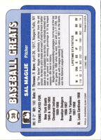 1990 Swell Baseball Greats Sal Maglie #38