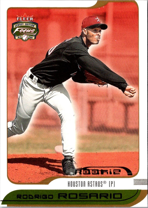 2002 Fleer Focus JE Jersey Parallel Rodrigo Rosario #246