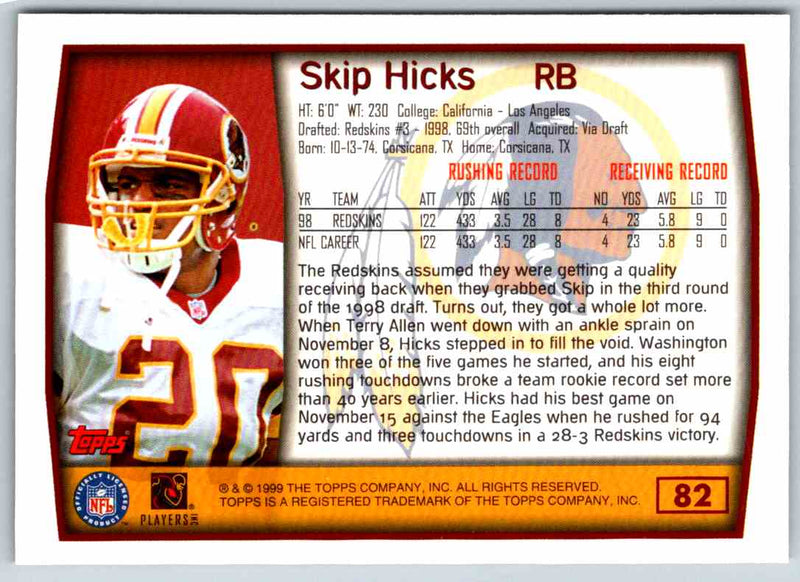 1999 Topps Skip Hicks