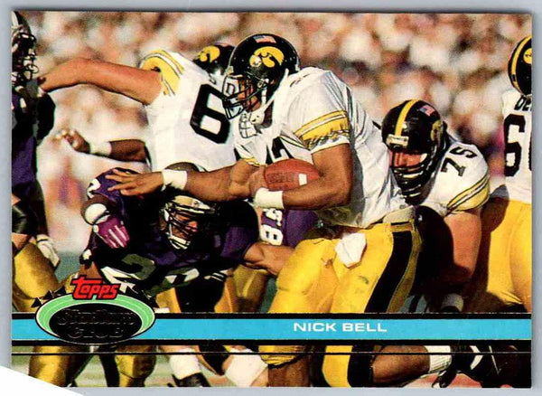1991 Topps Stadium Club Football Nick Bell #116