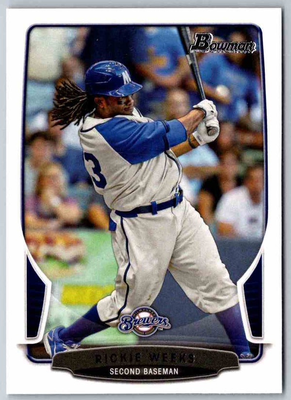 2013 Bowman Rickie Weeks #199