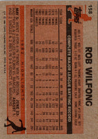 1983 Topps Rob Wilfong #158