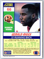 1990 Score Gerald Riggs #66