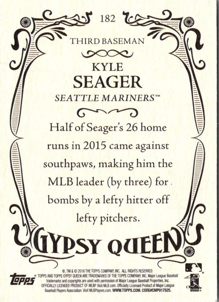 2016 Topps Gypsy Queen Kyle Seager