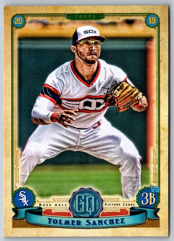 2019 Topps Gypsy Queen Missing Nameplate Yolmer Sanchez #134