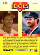 1992 Pinnacle Wade Boggs/George Brett