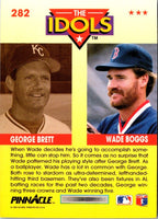 1992 Pinnacle Wade Boggs/George Brett #282