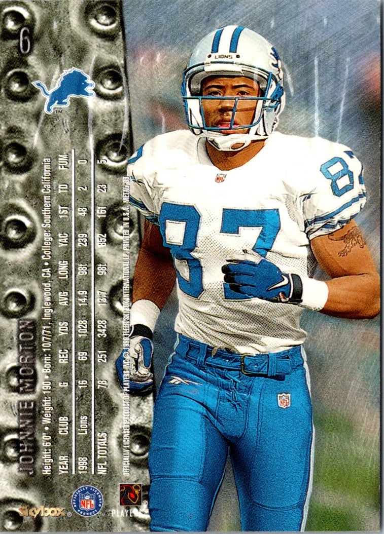 1999 SkyBox Metal Universe Johnnie Morton