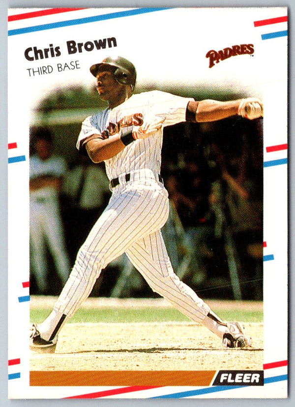 1988 Fleer Chris Brown #578