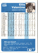 1984 Fleer Ellis Valentine