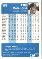 1984 Fleer Ellis Valentine #529
