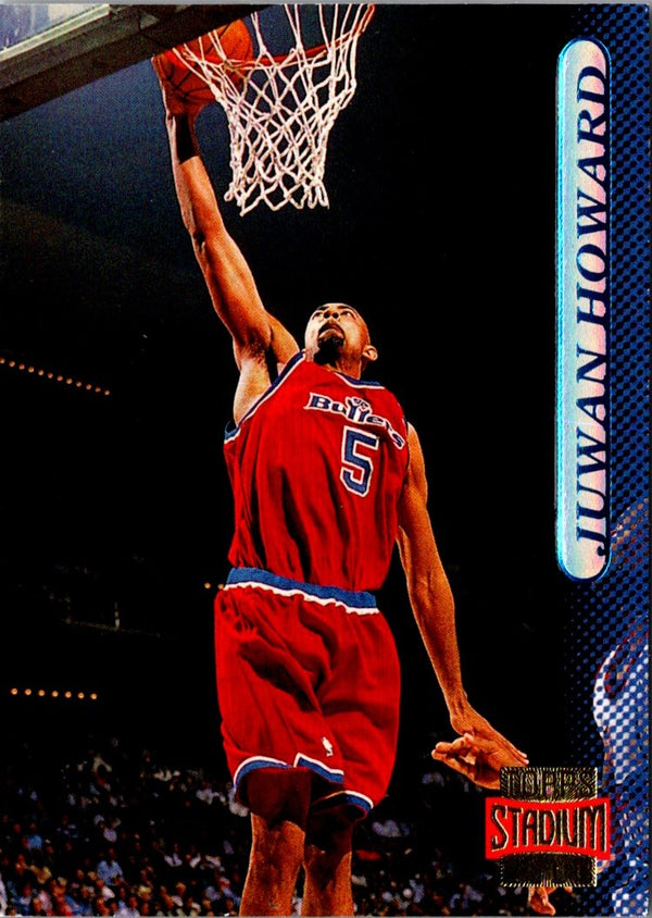 1996 Stadium Club Juwan Howard #98
