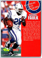 1995 Classic NFL Rookies Marshall Faulk #107